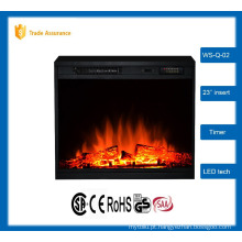 23 &quot;clássico inserir lareira elétrica grande sala de aquecedor 110-120V / 60Hz